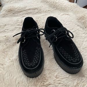 TUK suede creeper shoes